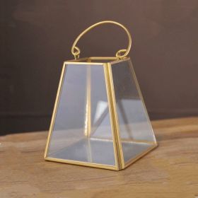 Trapezoidal Portable Greenhouse Storm Lantern Home Decoration