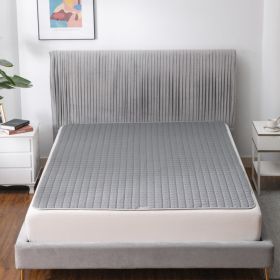 Household Fashion Simple Bed Sofa Cushion (Option: Grey-50x70CM)