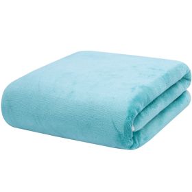 Large Cotton Absorbent Quick Drying Lint Resistant Towel (Option: Turquoise thickened-90x190cm)