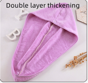 Water Absorption Quick Drying Double Sided Thickening (Option: Purple-Double layer thickening)