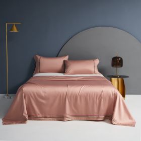 Cotton Single Bed Sheet Pillowcase Three Piece Set (Option: Color6-245x270)