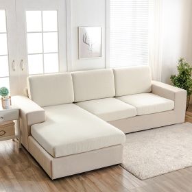 Waterproof Stretch Sofa Cover Full Package (Option: White-Single)