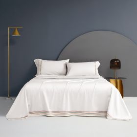 Cotton Single Bed Sheet Pillowcase Three Piece Set (Option: Color1-245x270)