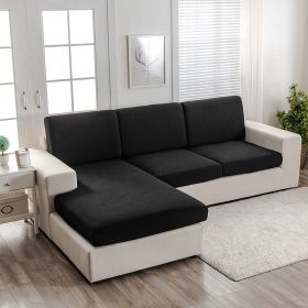 Waterproof Stretch Sofa Cover Full Package (Option: Black-Single)