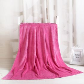 Large Cotton Absorbent Quick Drying Lint Resistant Towel (Option: Pink extra thick-150x200cm)