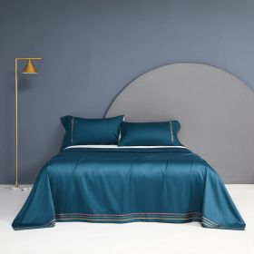 Cotton Single Bed Sheet Pillowcase Three Piece Set (Option: Color12-245x270)