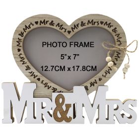 Wooden Wedding English Letters Love Photo Frame Crafts Ornaments (Option: JM01889-Photo Frame)