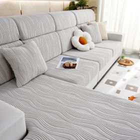 Four Seasons Universal Non-slip All-inclusive Stretch Sofa Cover (Option: Light Gray-M Code)