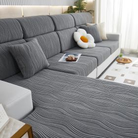Four Seasons Universal Non-slip All-inclusive Stretch Sofa Cover (Option: Dark Gray-S Code)