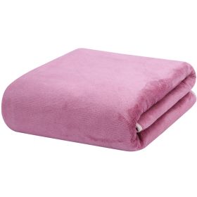 Large Cotton Absorbent Quick Drying Lint Resistant Towel (Option: Purplish red thickened-70x140cm)