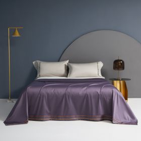 Cotton Single Bed Sheet Pillowcase Three Piece Set (Option: Color5-245x270)