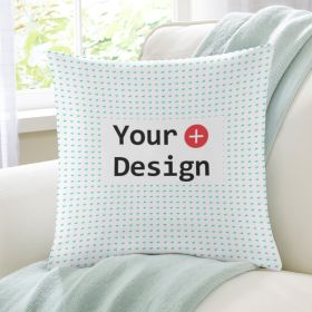 POD Home Fashion Simple Pillow Cover Customized Contact Business (Option: Photo Color-22x22inch)
