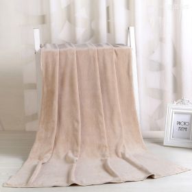 Large Cotton Absorbent Quick Drying Lint Resistant Towel (Option: Camel-90x190cm)