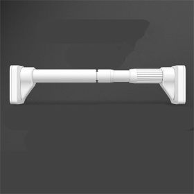 Simple Household Free Punching Telescopic Rod (Option: White-0.7to1.2m)