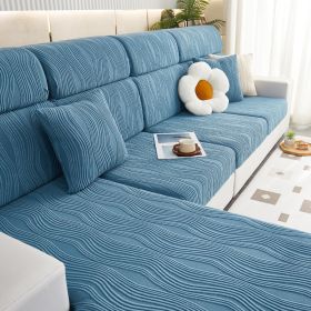 Four Seasons Universal Non-slip All-inclusive Stretch Sofa Cover (Option: Blue-L Code)