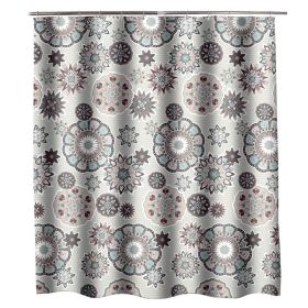 Simple Home Printed Thickening Waterproof Shower Curtain (Option: 100x200CM)