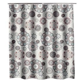 Simple Home Printed Thickening Waterproof Shower Curtain (Option: 100x200CM)