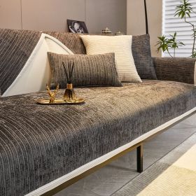 Four Seasons Universal Sofa Cover Cover All-inclusive Universa (Option: Flow Light Gray-70Ã—120)